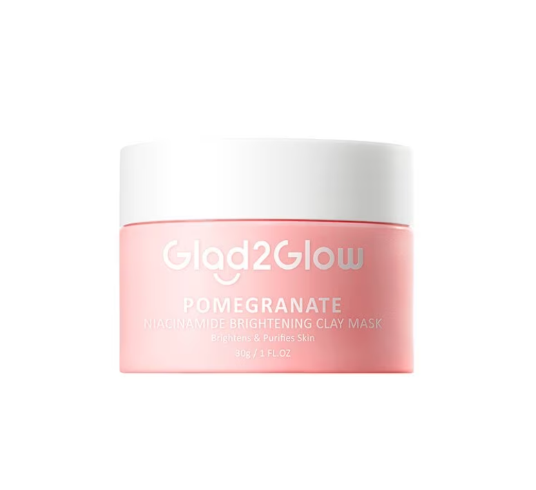 GLAD2GLOW - Pomegranate Niacinamide Brightening Clay Mask