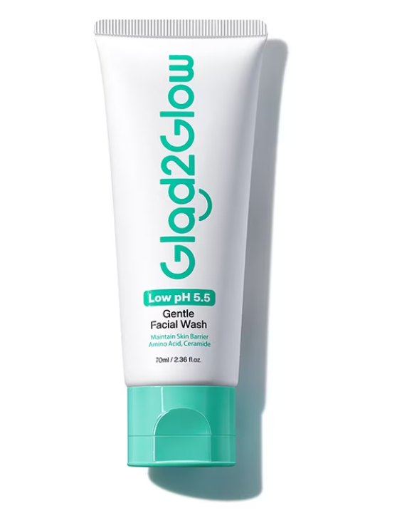 GLAD2GLOW - Low pH 5.5 Gentle Facial Wash