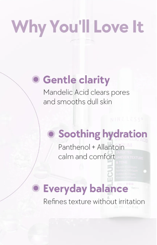 NINELESS - Molecule-Clear 5% Mandelic Acid Serum