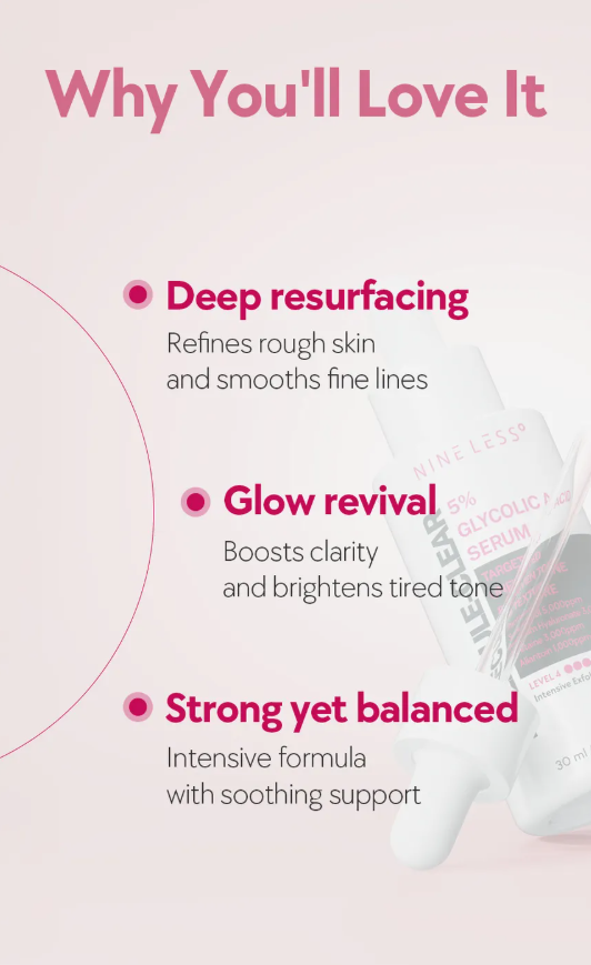 NINELESS - Molecule-Clear 5% Glycolic Acid Serum