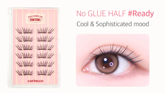 CORINGCO - Toktok Hara No Glue Half Eyelash