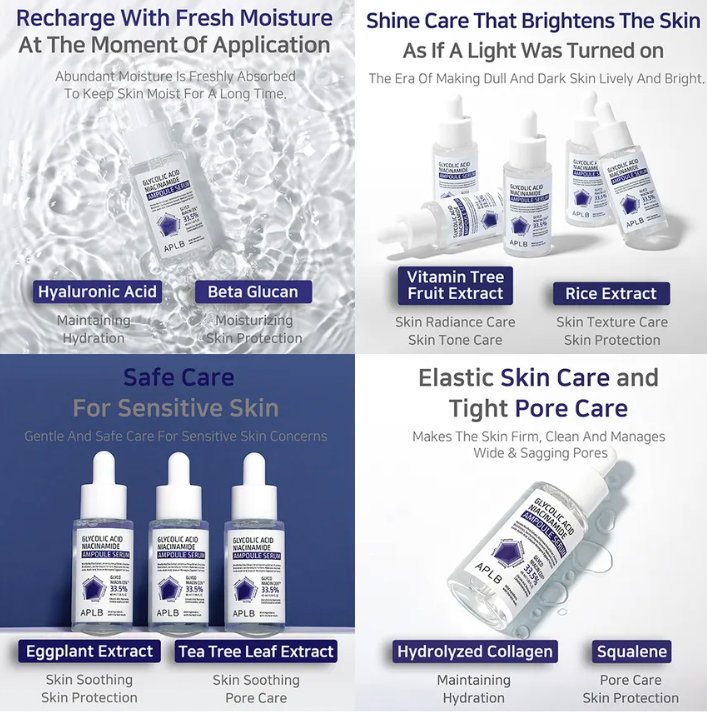 APLB - Glycolic Acid Niacinamide Ampoule Serum