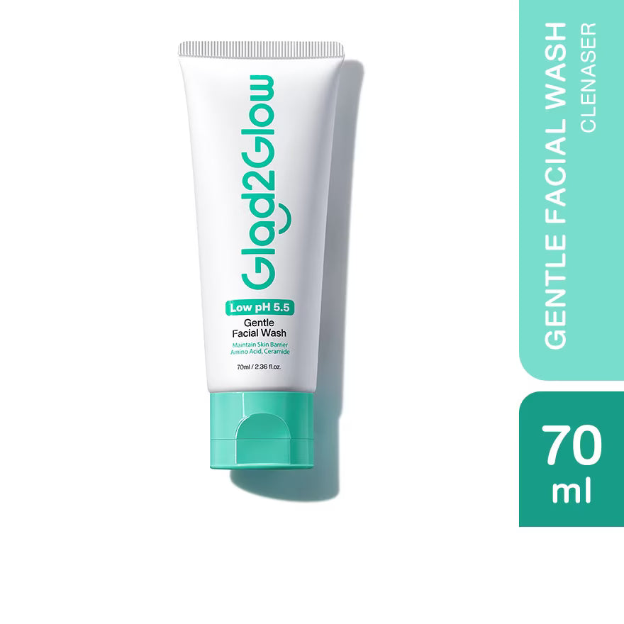 GLAD2GLOW - Low pH 5.5 Gentle Facial Wash