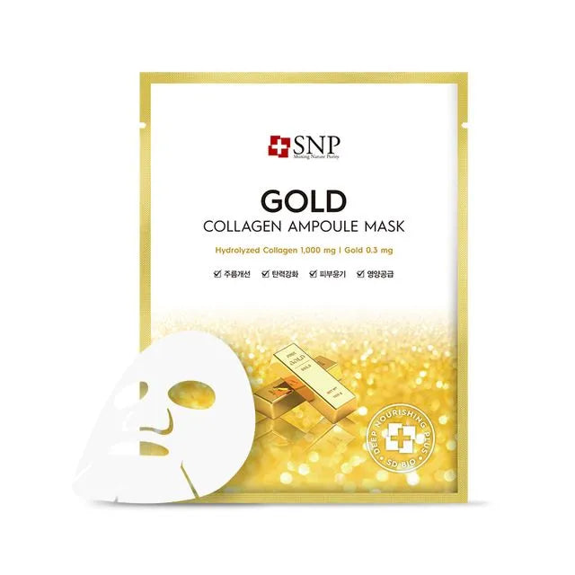 SNP - Gold Collagen Ampoule Mask