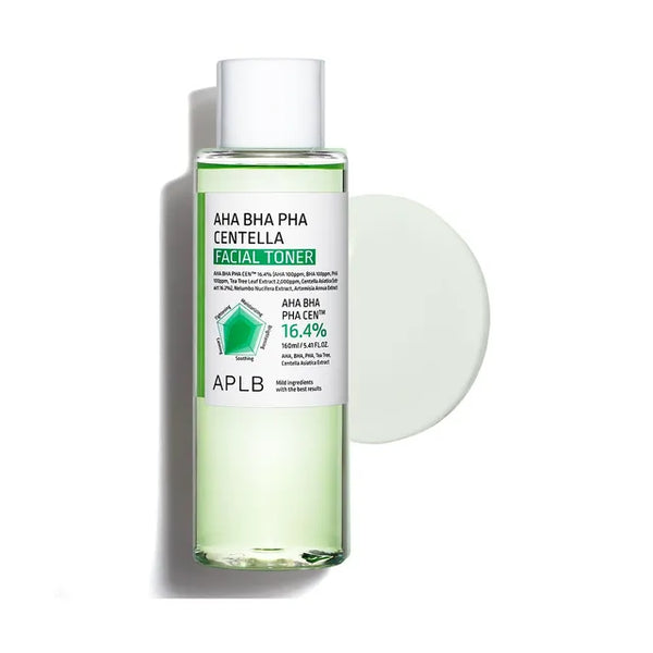 APLB - AHA BHA PHA Centella Facial Toner - Korea Cosmetics BN