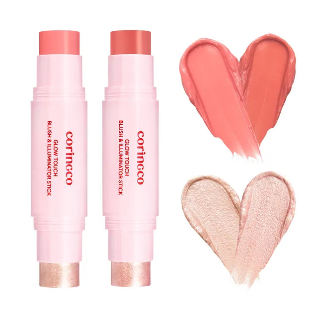 CORINGCO - Glow Touch Blush & Illuminator Stick