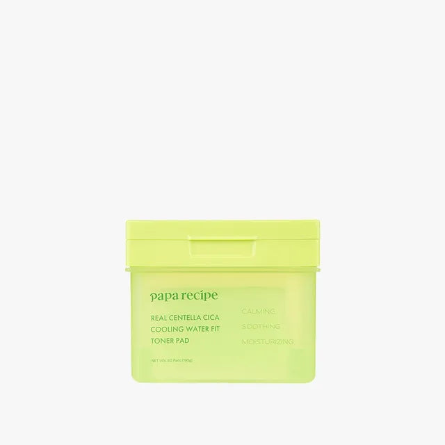 PAPA RECIPE - Real Centella Cica Cooling Water Fit Toner Pad