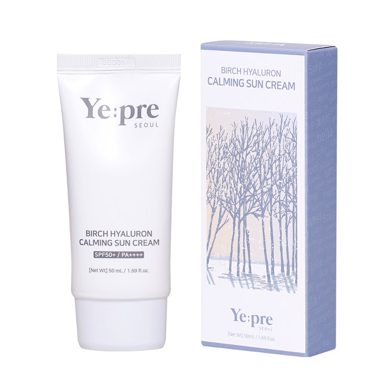 YE:PRE - Birch Hyaluron Calming Sun Cream SPF50+PA++++