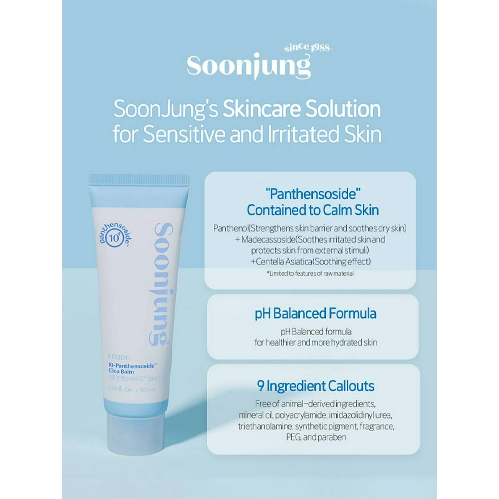 ETUDE - Soonjung 10-Panthensoside Cica Balm