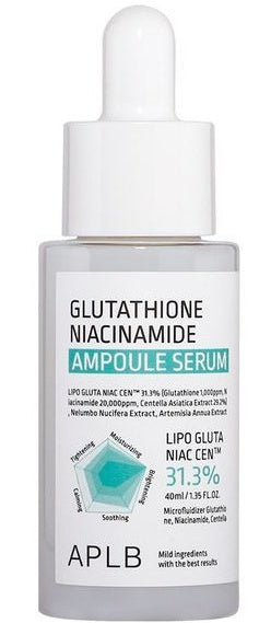 APLB - Glutathione Niacinamide Ampoule Serum Korea Cosmetics BN APLB - Glutathione Niacinamide Ampoule Serum Korea Cosmetics BN