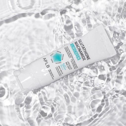 aplp glutathione niacinamide sunscreen APLB and asiaticoside APLB Glutathione Niacinamide Sunscreen |
