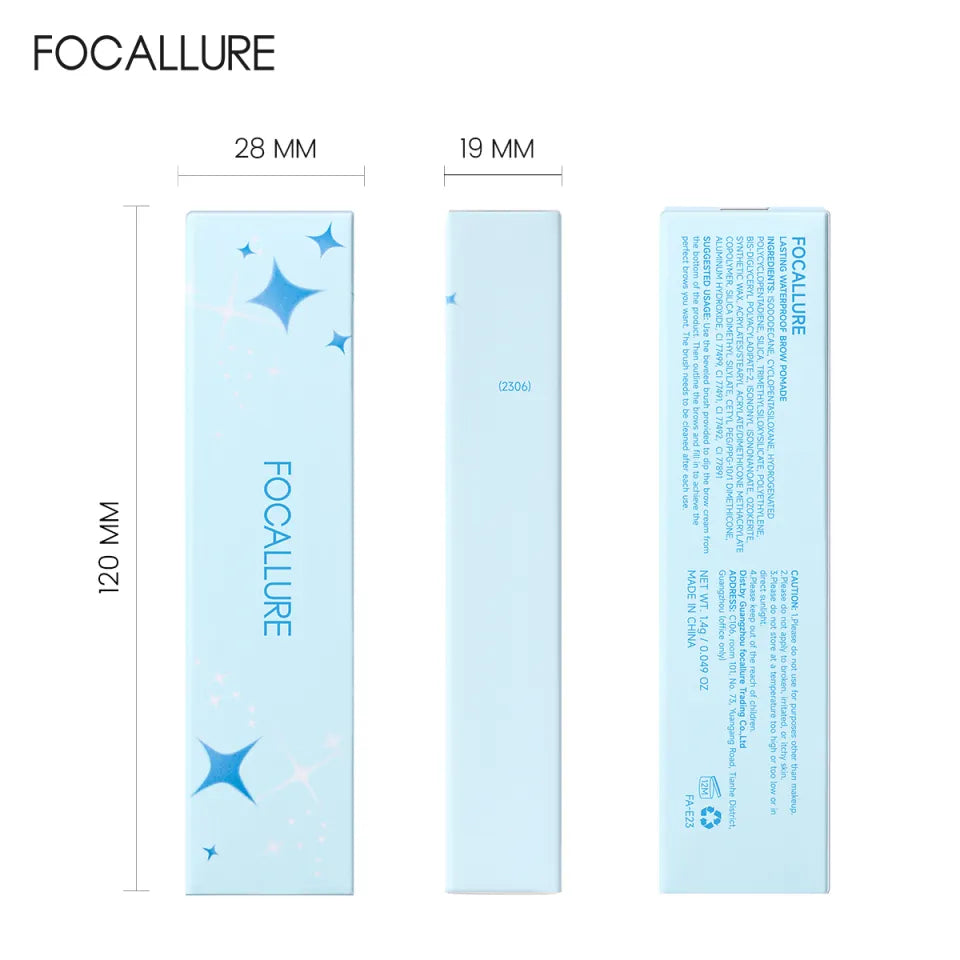 FOCALLURE - FA-E23 Lasting Waterproof Brow Pomade