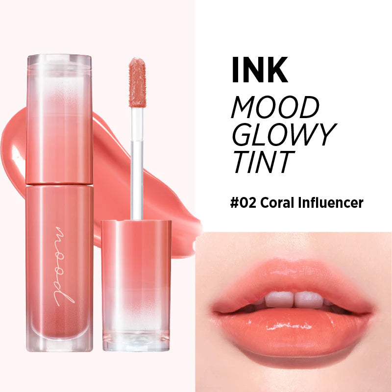 PERIPERA - Ink Mood Glowy Tint 2 Coral Influencer (Discounted)
