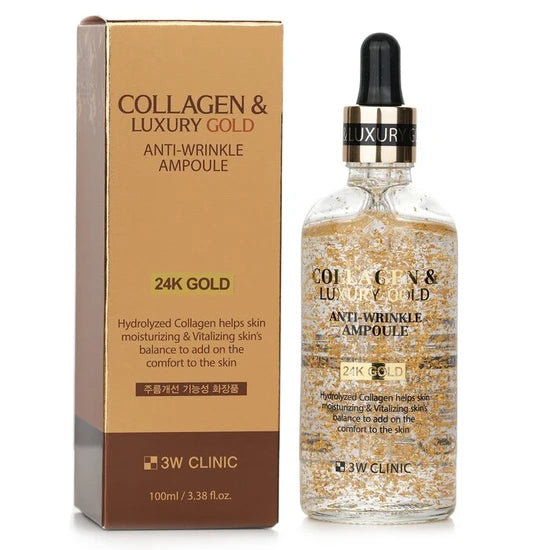 3W CLINIC- Collagen & Luxury Gold Anti Wrinkle Ampoule