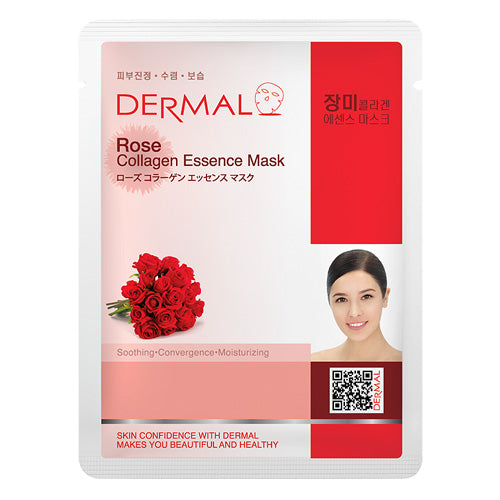 DERMAL - Rose Collagen Essence Mask (Discounted)