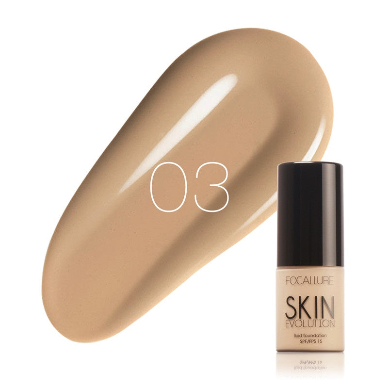 FOCALLURE 2-in-1 Foundation + Concealer – Volle Deckkraft, Langanhaltend, Mit LSF 15, Für Makellosen Teint