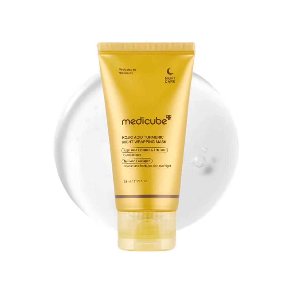 MEDICUBE - Kojic Acid Turmeric Night Wrapping Mask