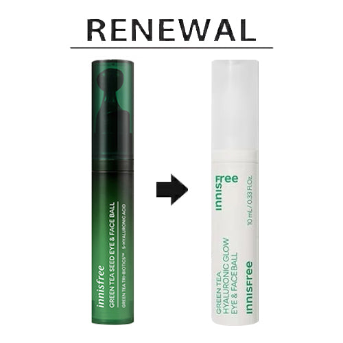 INNISFREE - Green Tea Hyaluronic Glow Eye & Face Ball