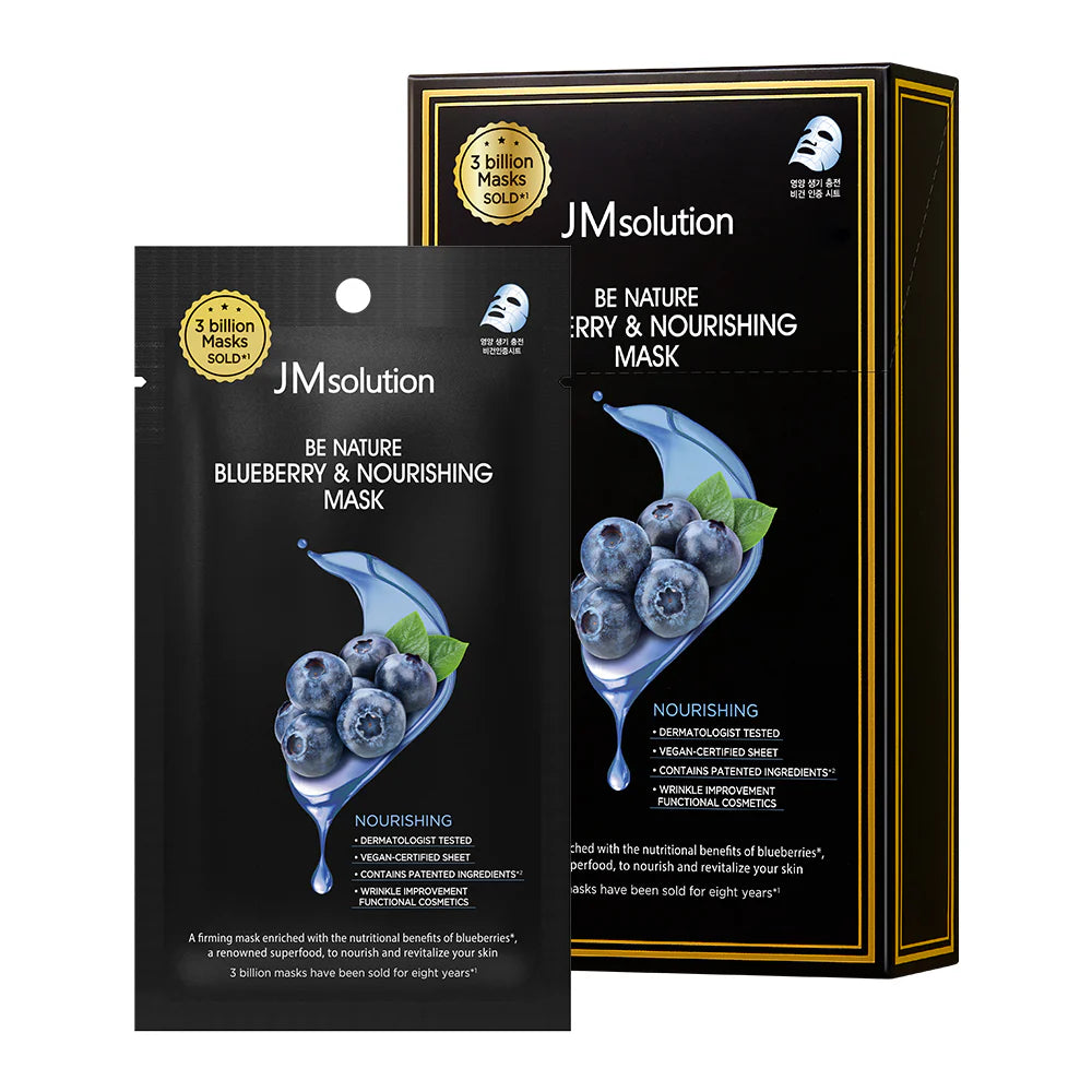 JMSOLUTION - Be Nature Blueberry & Nourishing Mask