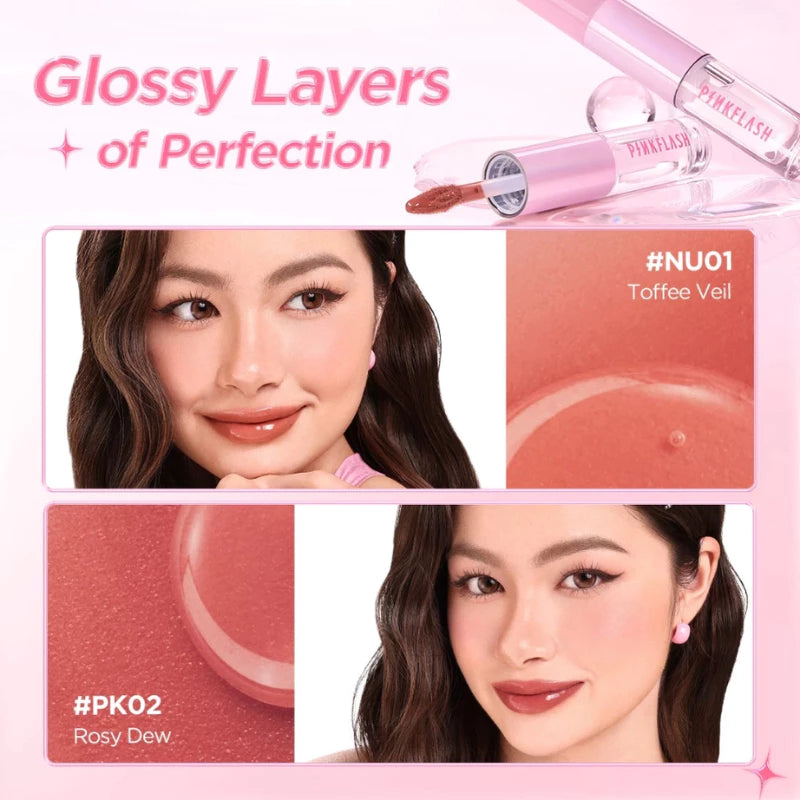 PINKFLASH - 2 In 1 Liquid Lipstick
