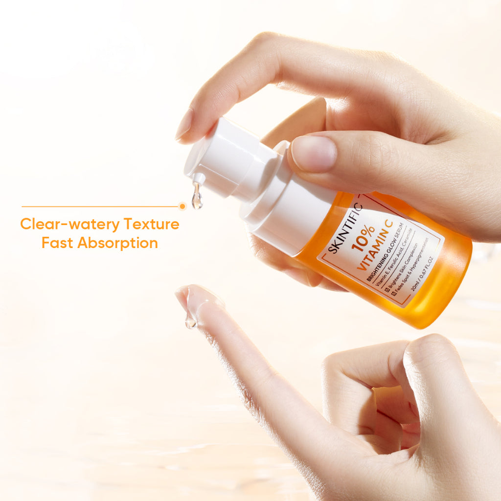 SKINTIFIC - 10% Vitamin C Brightening Glow Serum – Korea Cosmetics BN