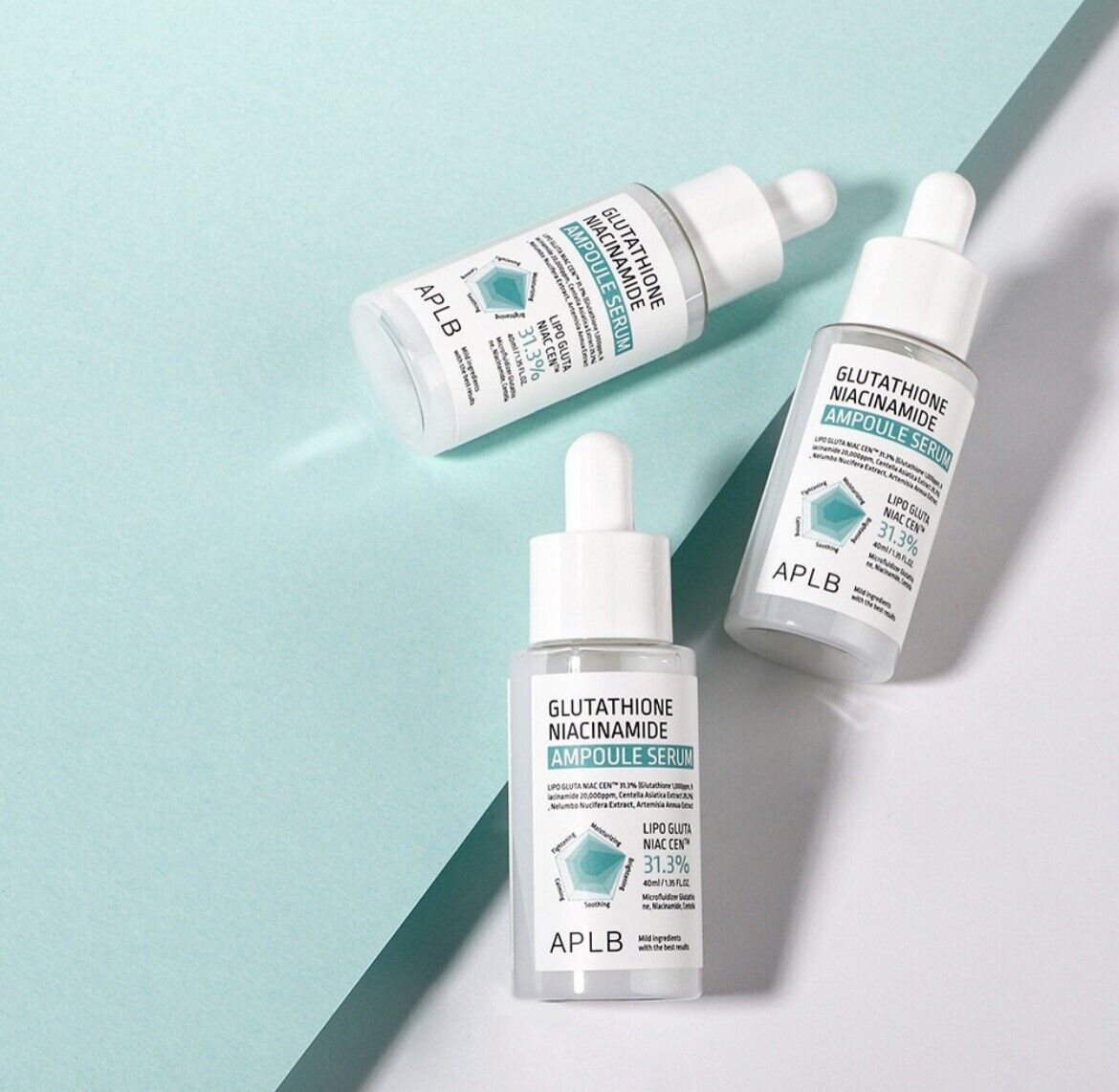 glutathione niacinamide serum supplier APLB Ampoule 40ml This is the 2024 renewed version of Niacinamide Blemish Care Serum ONE THING Niacinamide Glutathione Serum