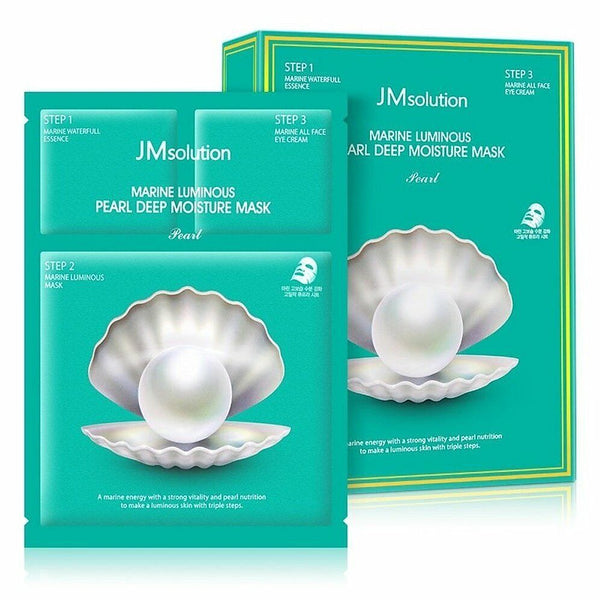 JMSOLUTION - Marine Luminous Pearl Deep Moisture Mask - Korea Cosmetics BN