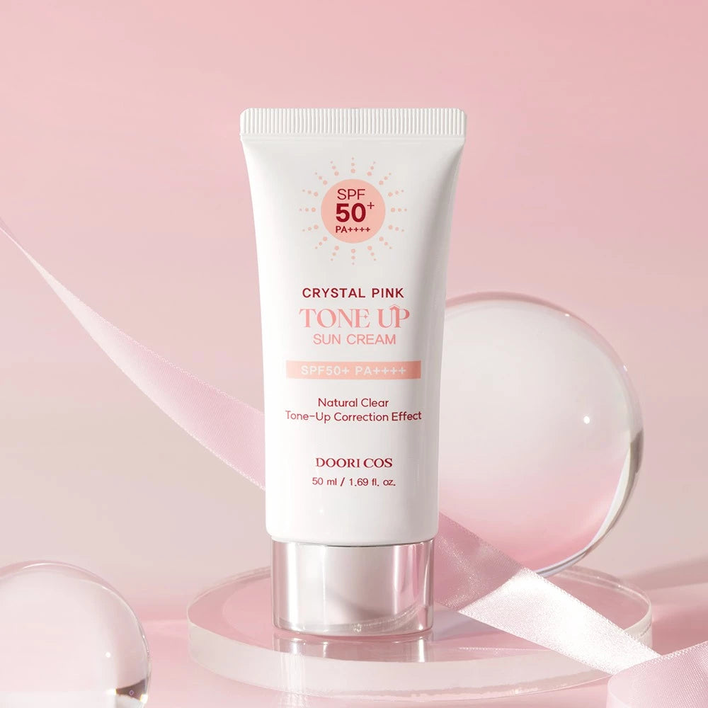 DOORI COS - Crystal Pink Tone Up Sun Cream