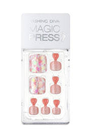 Dashing Diva - Magic Press Pedi Dazzling Pink