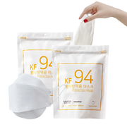 K-MEDIC SSAKPUDREAM - White KF94 Protection Mask 3-Ply (50 Pieces)