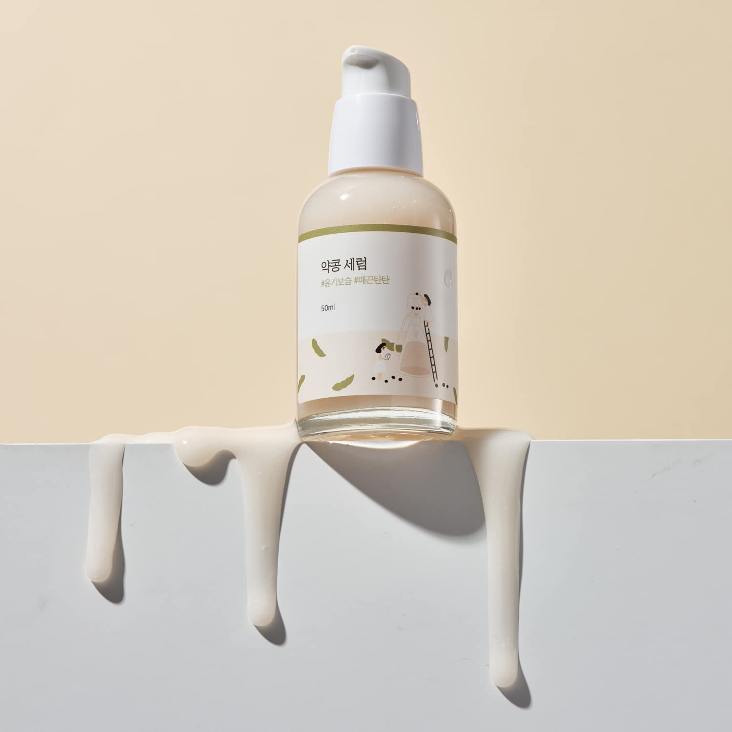 ROUND LAB Soybean Serum Korea Cosmetics BN