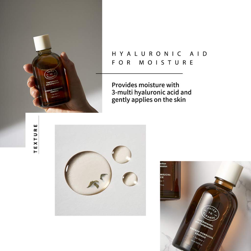 JUICE TO CLEANSE Vinegar Kombucha Vegan Essence Korea Cosmetics BN