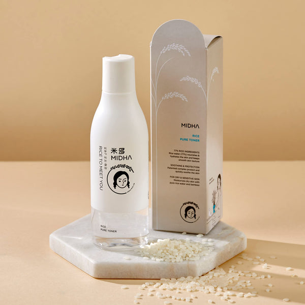 MIDHA Rice Pure Toner Korea Cosmetics BN