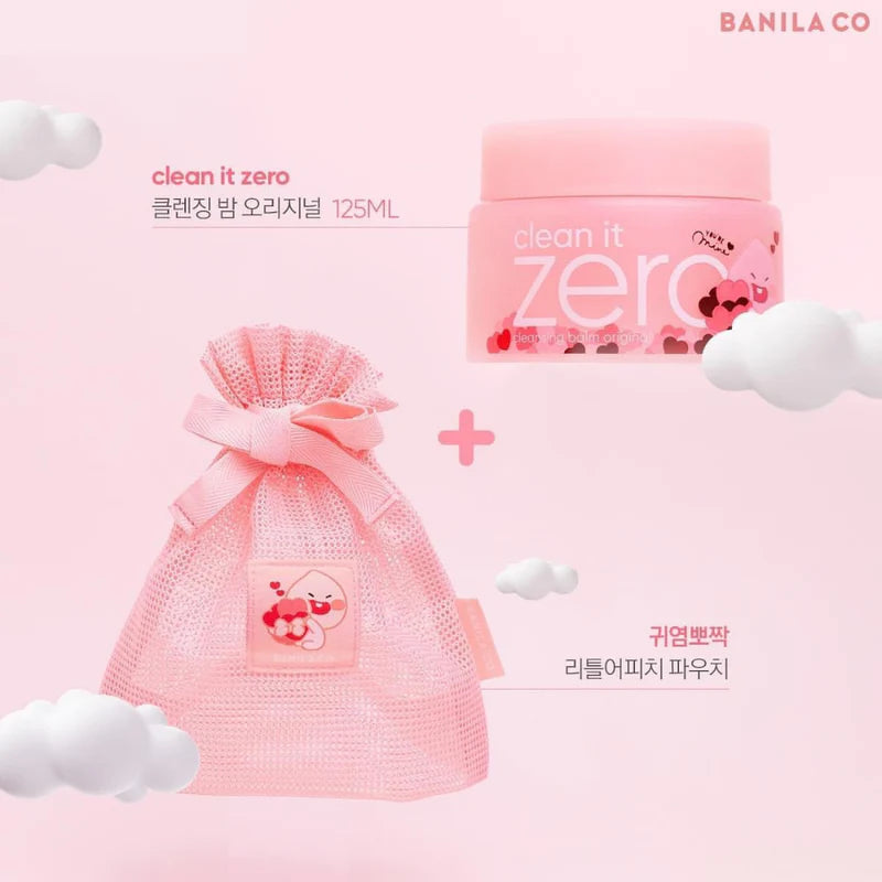 Banila Co - Clean It Zero Cleansing Balm Original Set Little Apeach Lo -  Korea Cosmetics BN