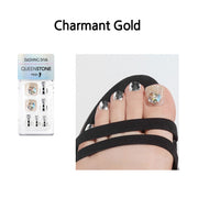 DASHING DIVA - Queen Stone Pedi Charmant Gold