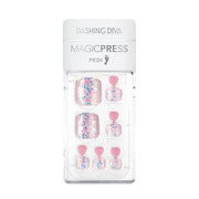 DASHING DIVA - Magic Press Pedi Pink Milky Way