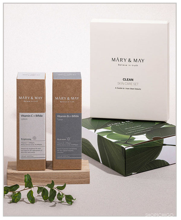 MARY & MAY - Clean Skin Care Gift Set - Korea Cosmetics BN
