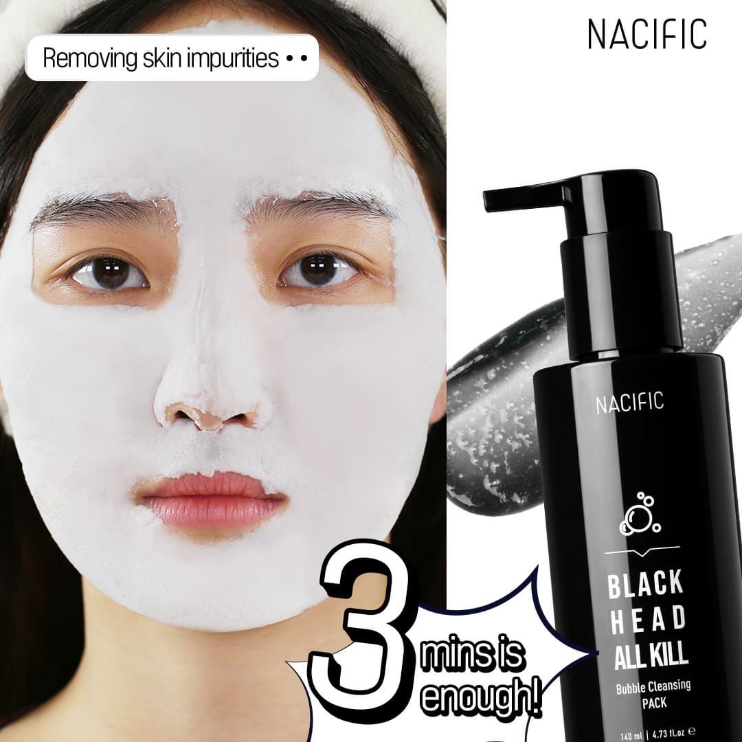 NACIFIC - Blackhead All Kill Bubble Cleansing Pack