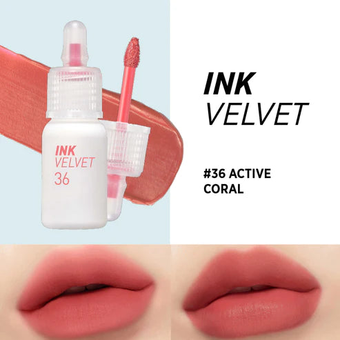 PERIPERA - Ink The Velvet Nude Series #36 Active Coral (Discounted)