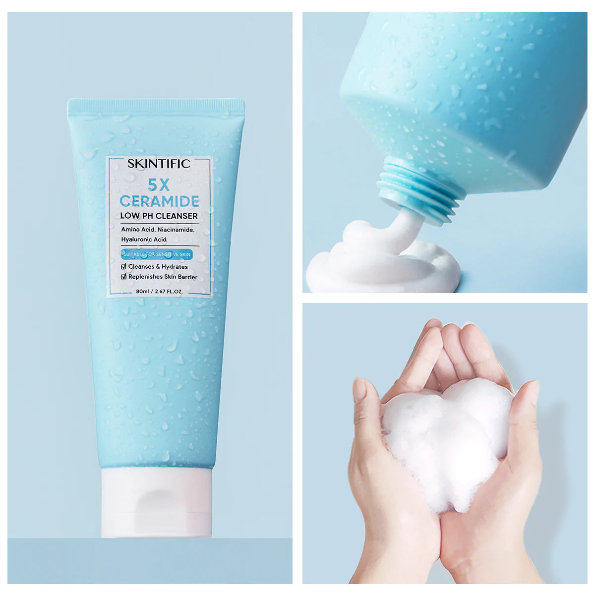 SKINTIFIC - 5X Ceramide Low pH Cleanser (Discounted)