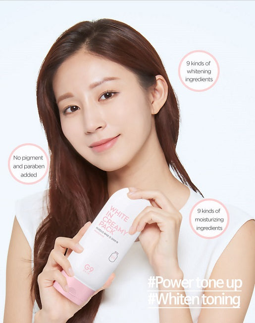 G9SKIN White In Milk Creamy Pack Korea Cosmetics BN