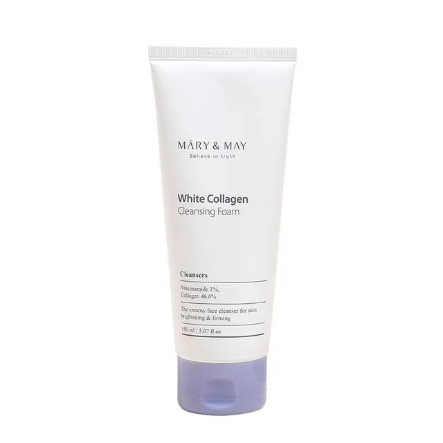 MARY & MAY - White Collagen Cleansing Foam