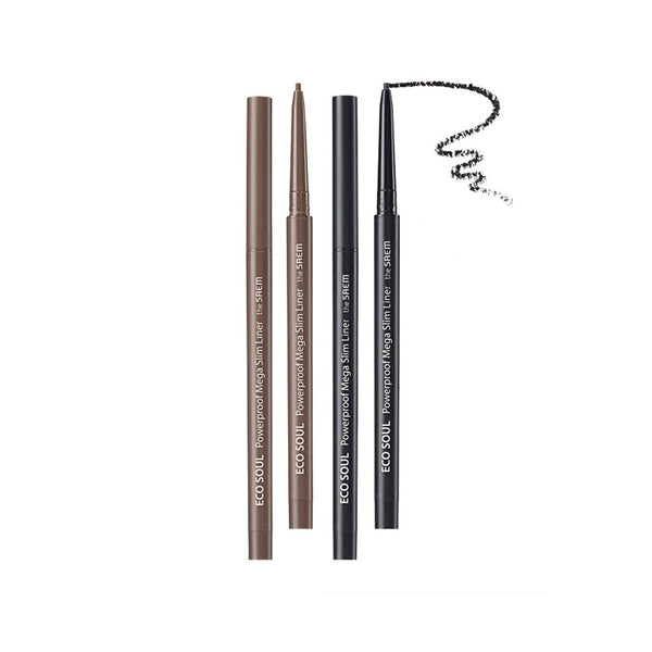 THE SAEM - Eco Soul Powerproof Super Slim Eyeliner - Korea Cosmetics BN