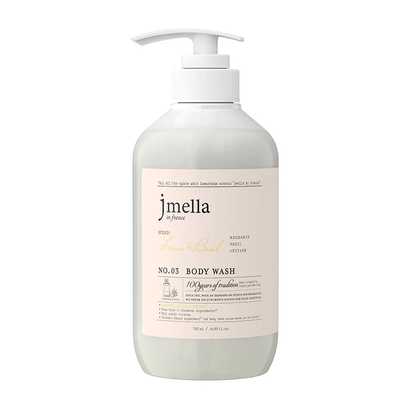 JMELLA in France - No.03 Lime & Basil Body Wash