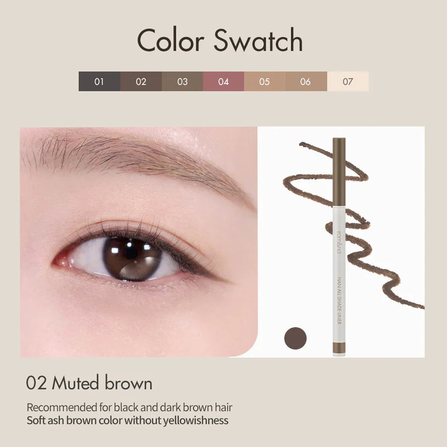 ROM&ND - Han All Shade Liner – Korea Cosmetics BN