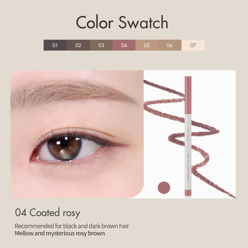 ROM&ND - Han All Shade Liner – Korea Cosmetics BN