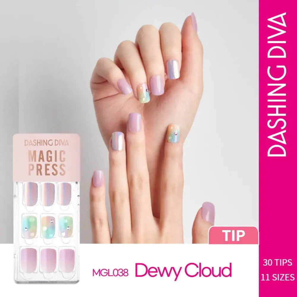 Dashing Diva Magic Press on Nails Happy Medium | Press On Nail Kits | Sally  Beauty